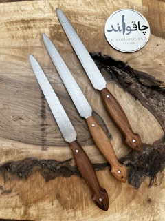 چاق تیزکن دستی زنجان با دسته چوبی